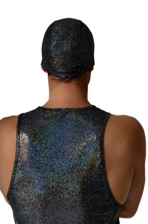 M2683 2-13145 BEACH Swim Cap - Iridescent Glitter Look
