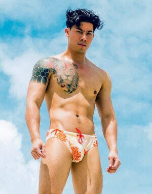 V10 Starscape Swim Brief<span> - </span>Beige, S