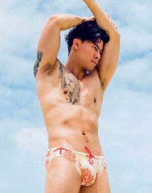 V10 Starscape Swim Brief<span> - </span>Beige, M