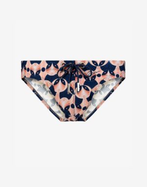 V20 Deco Navy/Pink Swim Brief