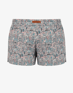S50 Deco District Swim Shorts<span> - </span>Pink/Green, L