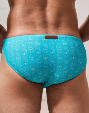 S50 Deco Crest Blue Swim Brief<span> - </span>BLUE, L